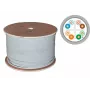 Netwerkkabel Q-LANTEC KIF6PVC305Q Cat.6A F/UTP 305m grijs, 23 AWG litze, PVC-mantel, 250 MHz