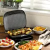 Compacte elektrische grill Petra PT4366GRYDEKFDIR met antiaanbaklaag