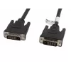 DVI-kabel Lanberg CA-DVID-10CC-0018-BK 1,8 m zwart