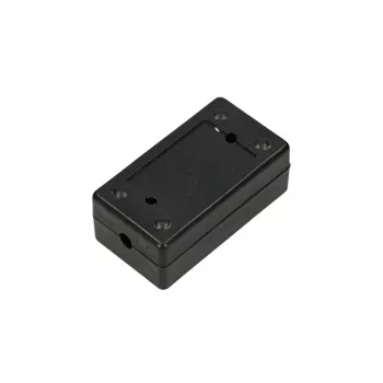 Aansluitdoos Extralink voor Cat5e UTP-kabel, kunststof, zwart, 1‑poorts