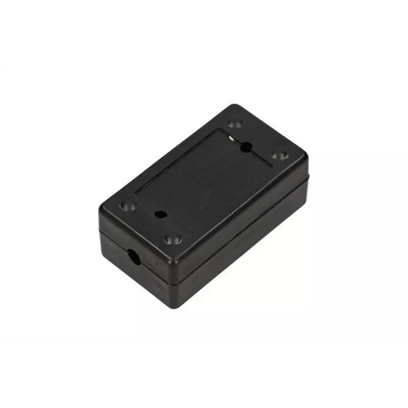 Aansluitdoos Extralink voor Cat5e UTP-kabel, kunststof, zwart, 1‑poorts