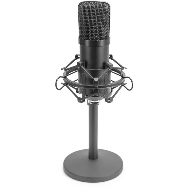 USB-condensatormicrofoon, studiomodel zwart