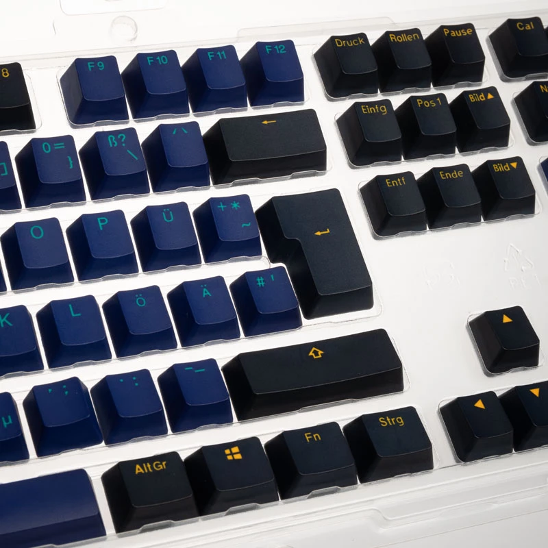 Toetskap Ducky Horizon DKSA109-DEPDBBZOH PBT-materiaal zwart blauw