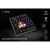 Savio Phenix SAVGK-RED gamingtoetsenbord USB RF draadloos Bluetooth QWERTY