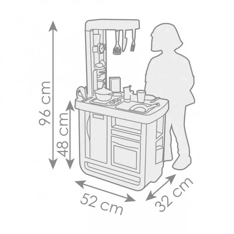 Rollenspeelgoed Smoby 310824 keuken 3-5 jaar meerkleurig