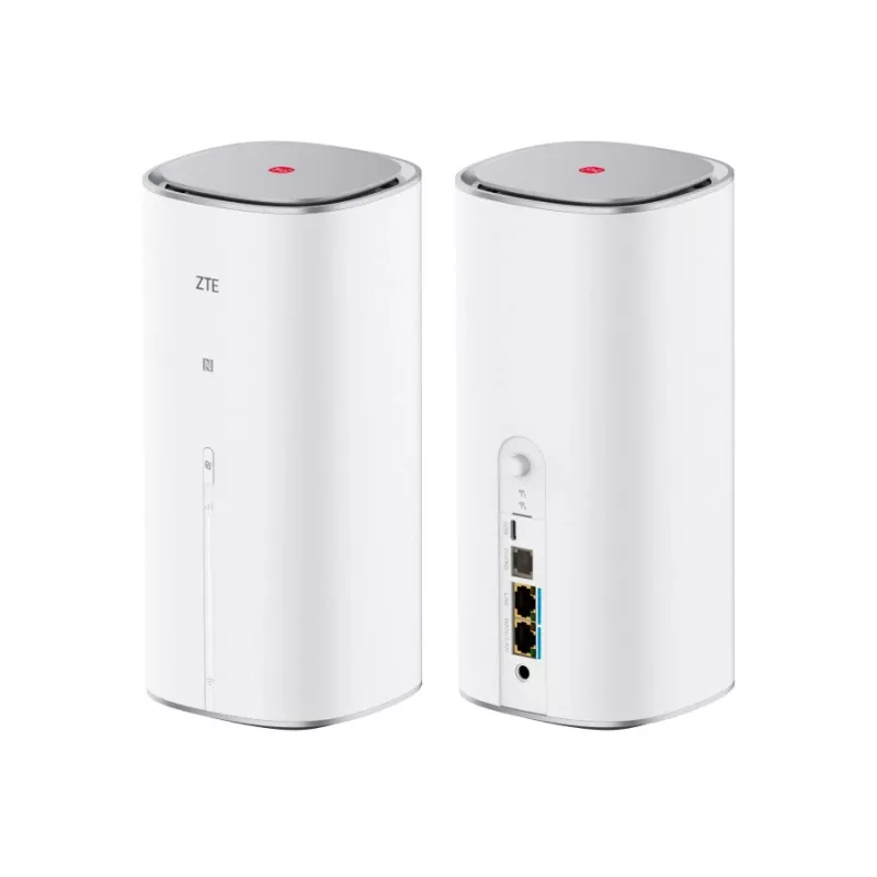 ZTE G5 Max dual-band WLAN-router 802.11ac – 5G, dual-sim, 1x 2,5GbE, USB‑C, 48V, wit