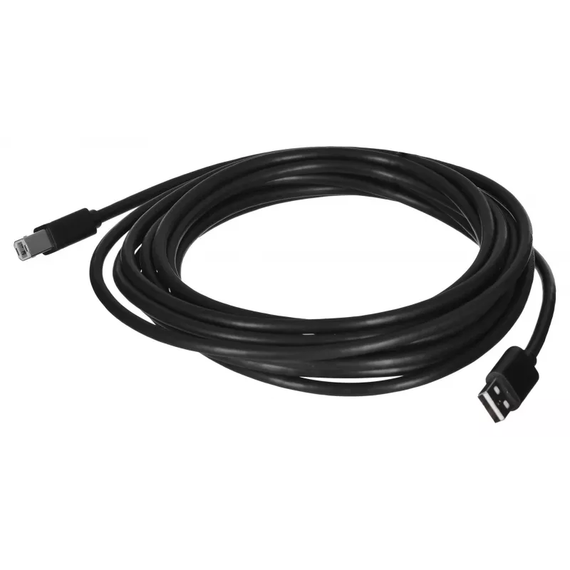 UNITEK Y-C421GBK USB-kabel 5 m USB 2.0 USB A USB B zwart