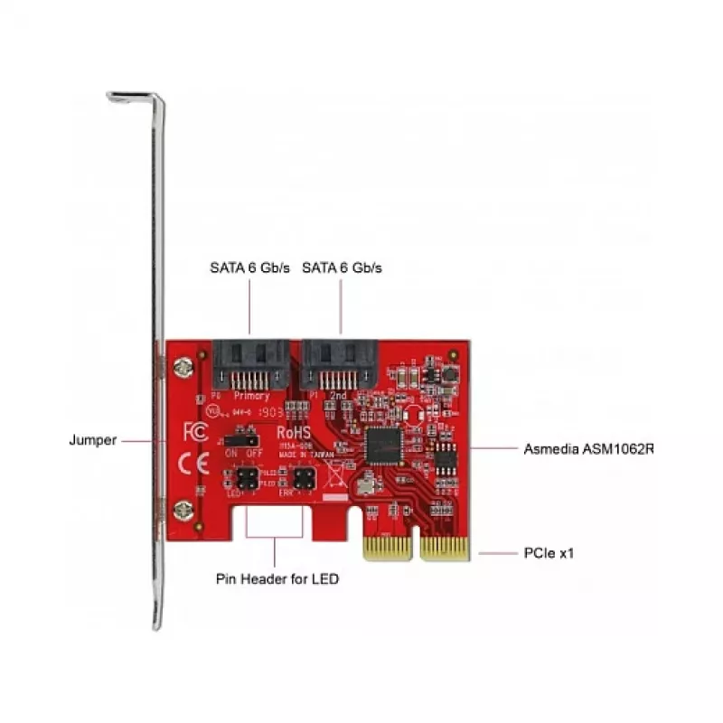 Interfacekaart DeLOCK 90406 Intern SATA