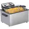 Friteuse Steba DF 300 Double 5 L 3000 W zwart roestvrij staal