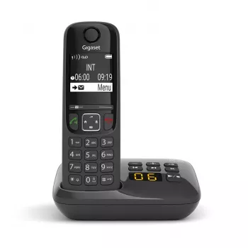 Gigaset AS690A analoge/DECT-telefoon nummerherkenning zwart