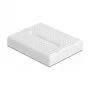 Breadboard DELOCK 18316 — soldeervrij prototyping-board, kunststof, 36×46×10 mm, wit