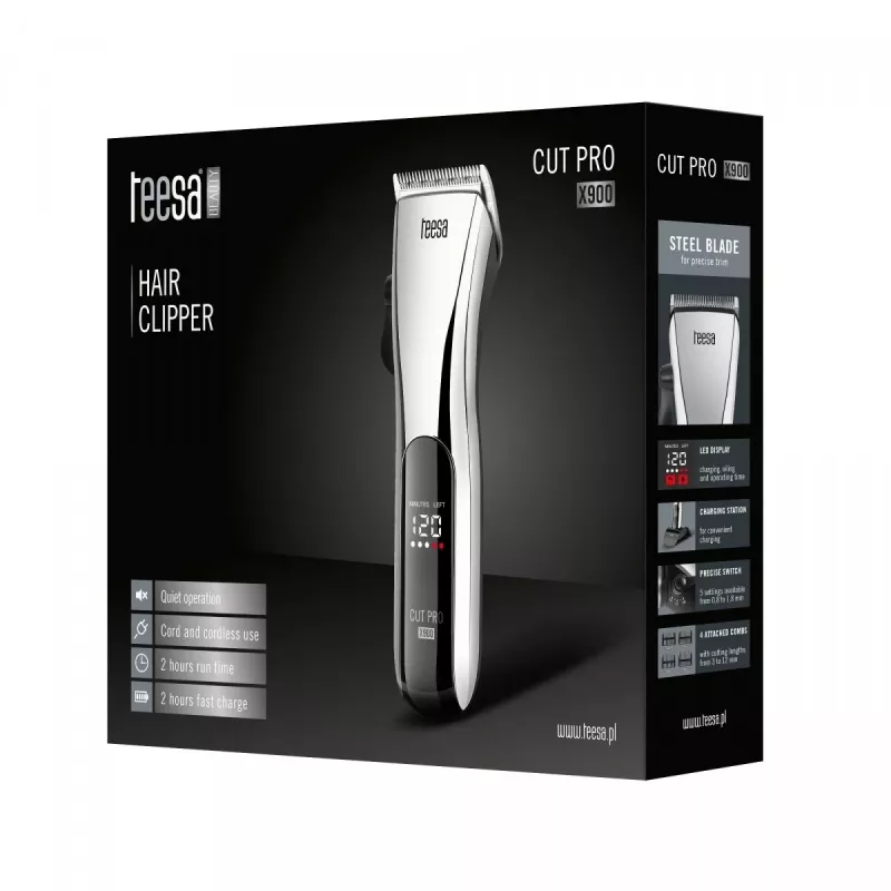 Haartrimmer Teesa CUT PRO X900 zwart zilver