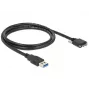 USB-kabel DeLOCK 1m USB 3.0 USB 3.2 Gen 1 Micro-USB B zwart