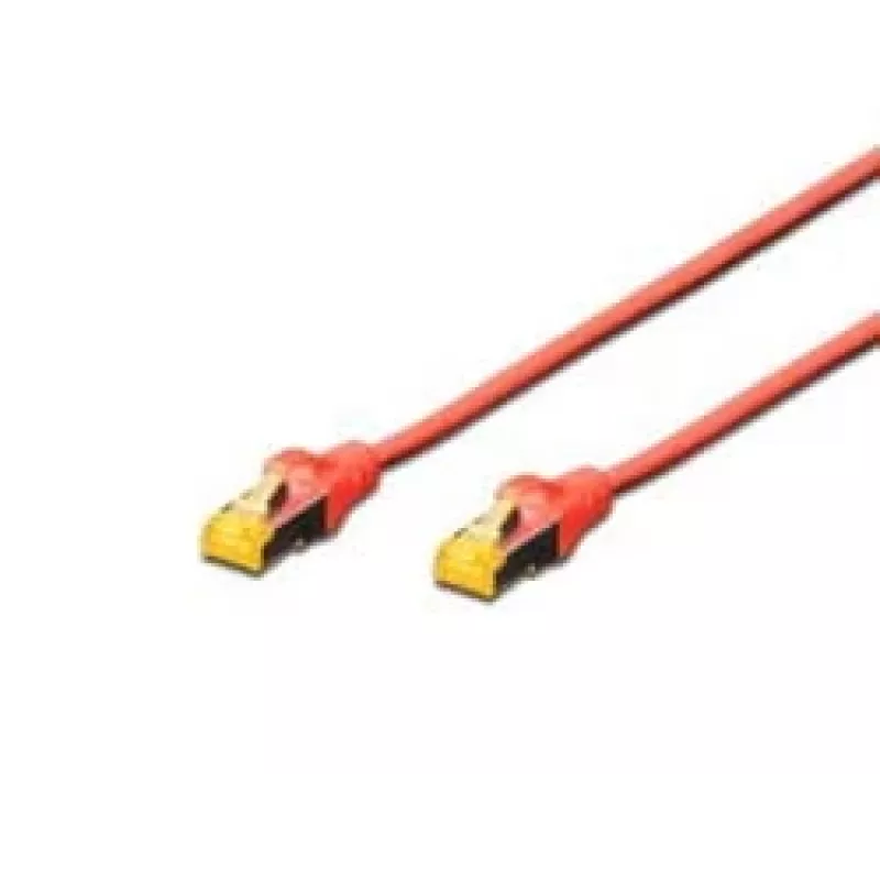Netwerkkabel Digitus CAT 6A S/FTP RJ-45 Cat6a 2m rood