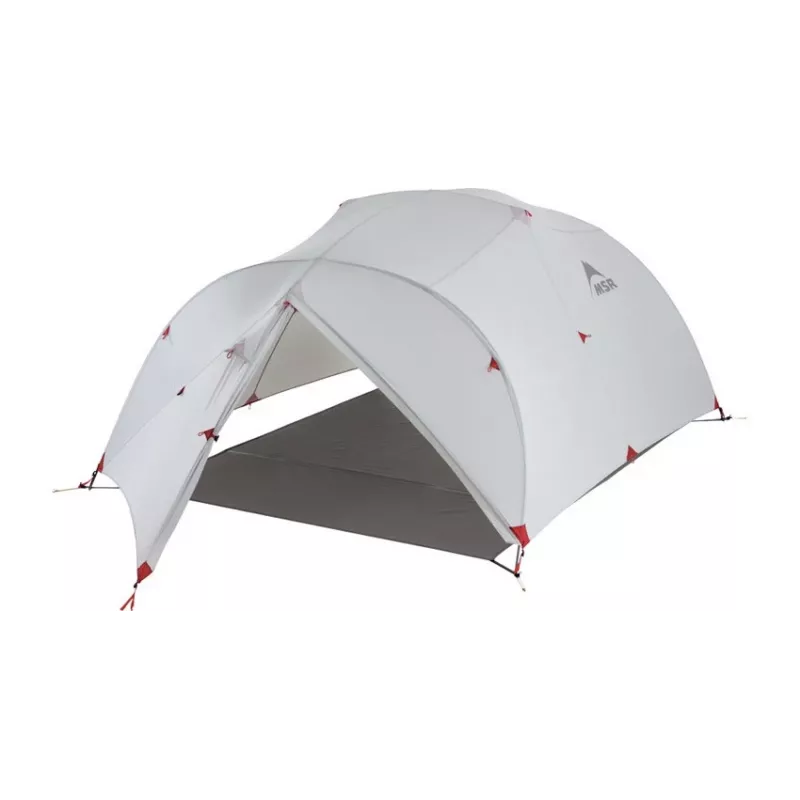 MSR Mutha Hubba NX Tent voor 3 personen, Grijs, Rood