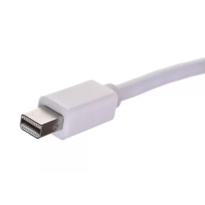 Video-adapterkabel SAVIO Mini DisplayPort (stekker) naar HDMI Type-A (bus) 0,2 m, wit