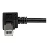 StarTech.com USBAB2MR USB 2.0 A naar haakse B-kabel, male/male, 2 m, zwart