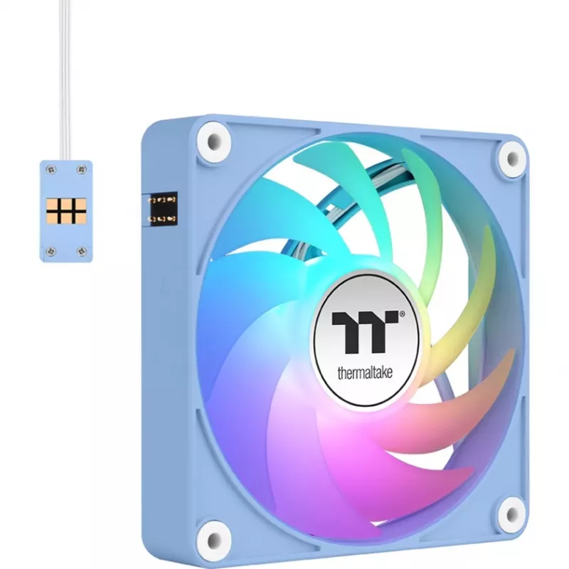 Thermaltake CT140 EX ARGB 140mm behuizingsventilator 3-pack - Hydrangea blauw