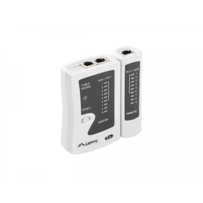 LANBERG netwerkgereedschapsset tester striptang krimptang NT-0301 – RJ-12-stekkerondersteuning