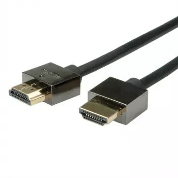 ROLINE High Speed - HDMI met ethernetkabel - HDMI (M) naar HDMI (M) - 2 m - afgeschermd - zwart (11.04.5592)