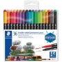 Staedtler 3187 TB36 set dubbelpuntige viltstiften, 36-delig, assorti