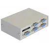 DeLock switch VGA 4 poorts handmatig bidirectioneel - beeldschermschakelaar - 4 x VGA - desktop (87635)
