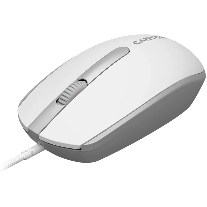 CANYON Muis M-10 Kabel wit grijs