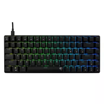 Mechanisch toetsenbord White Shark GK-005121 met RGB-verlichting en blue-switches