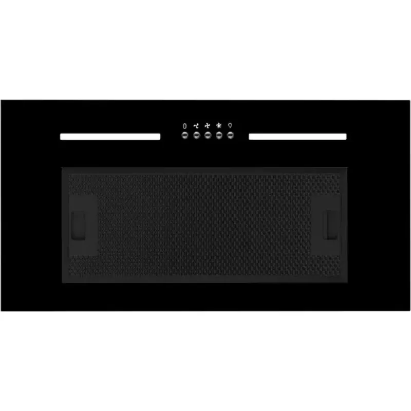 Inbouw-afzuigkap MPM MPM-54-OWS-02, 54 cm, 3-standige afzuiging, max. 626 m³/h, zwart