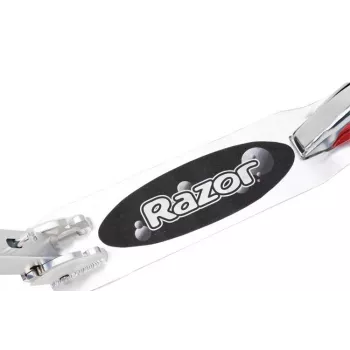 Step Razor A5 Lux — aluminium, 20 cm polyurethaan wielen, opvouwbaar, in hoogte verstelbaar, max. belasting 100 kg, zwart
