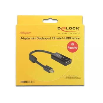 Videokabel-adapter DeLOCK 62613 Mini DisplayPort naar HDMI