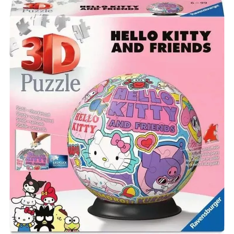 Puzzel Ravensburger Hello Kitty 72 stukjes aanbevolen leeftijd 6 tot 99