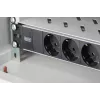 Aluminium stekkerdoos Digitus DN-95411 3 veiligheidsstopcontacten 2 m
