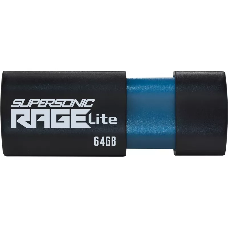 USB-stick PATRIOT Supersonic Rage Lite 64 GB USB Type-A 3.2 Gen 1, schuifmechanisme, stootvast