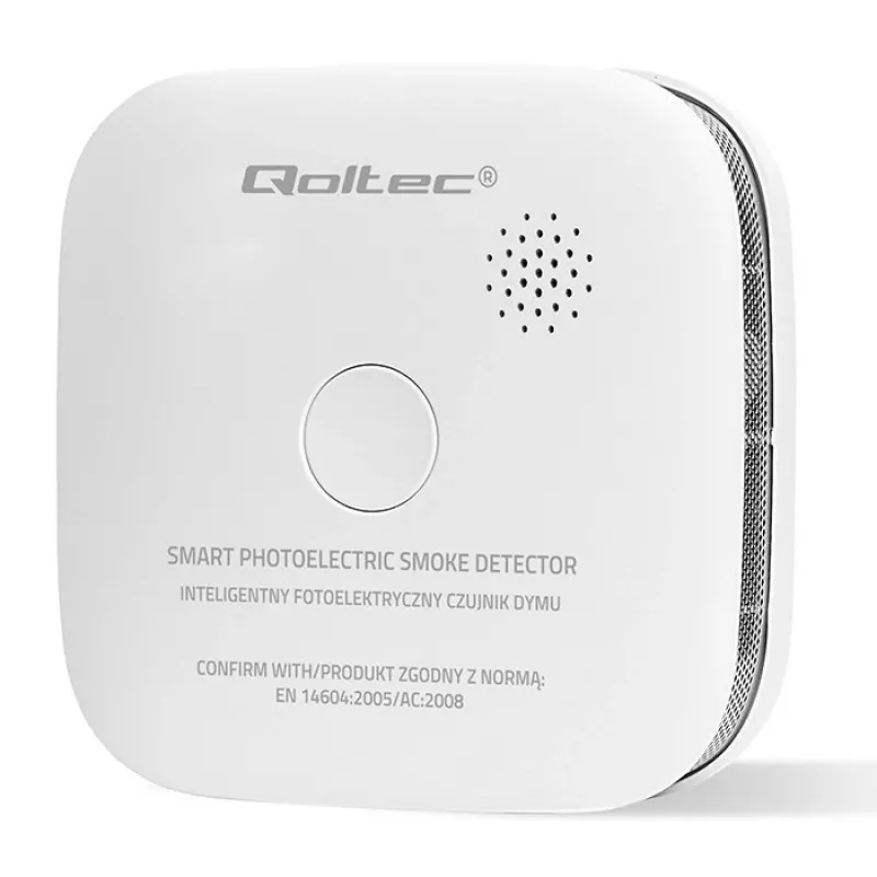 Draadloze rookmelder QOLTEC model 52653 met 85 dB batterijalarm