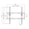TV-wandsteun, kantelbaar, VESA, 32-55, max. 35 kg