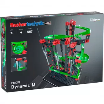 fischertechnik Dynamic M, natuurkunde-bouwpakket, 7 jaar, staal