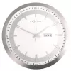 NeXtime wandklok 3009 Captain, Ø44 cm, wit