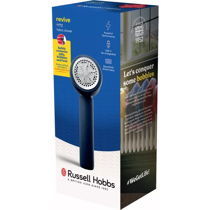 Pluizenverwijderaar Russell Hobbs 27660-56 draagbaar oplaadbaar, compacte pluizenverwijderaar