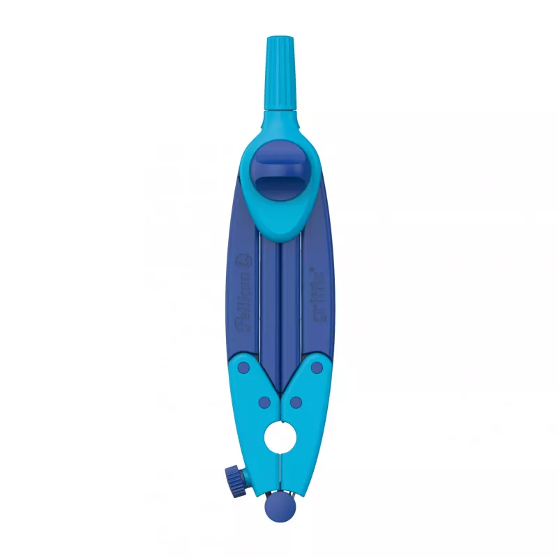 Pelikan Schulzirkel griffix blauw reservemijnen hangbox (700818)