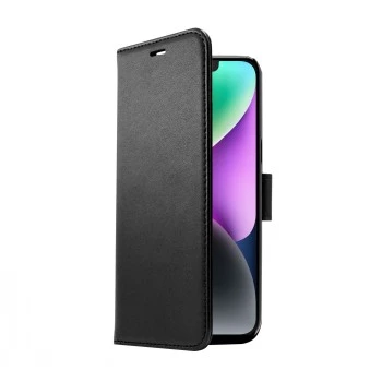 Wallet Case Screenor SMART iPhone 16e 15,5 cm zwart