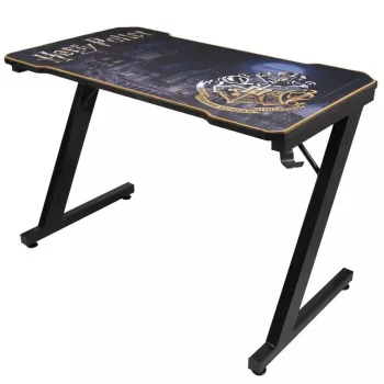 Computertafel Subsonic SA5593-H1 zwart rechthoekig PVC 1100x600x750