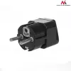 Maclean MCE155 universele stekkeradapter, UK-stopcontact naar EU-stekker, zwart