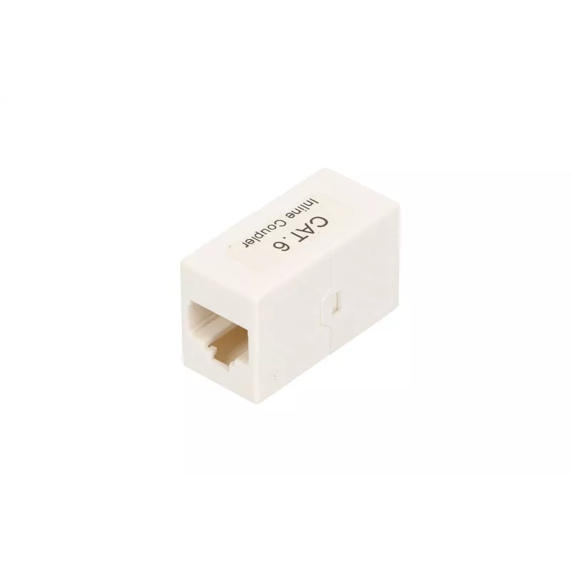 Aansluitdoos Extralink RJ45 CAT6 UTP, kunststof, wit, 1 stuk