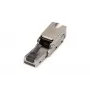 Digitus CAT 6A Veldconfectioneerstekker, buigzaam, STP, met stofkap, DN-93636