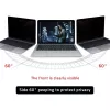 Qoltec 51050 privacyfilter voor beeldscherm (13,3 inch) (11,59 inch, 16:9), beeldschermfolie voor notebook