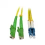 LWL-2-fiber-patchkabel 5 m LSH(E2000APC)-LC - 9/125um - OS2 - G657A2 - AD=3mm - Synergy 21 -