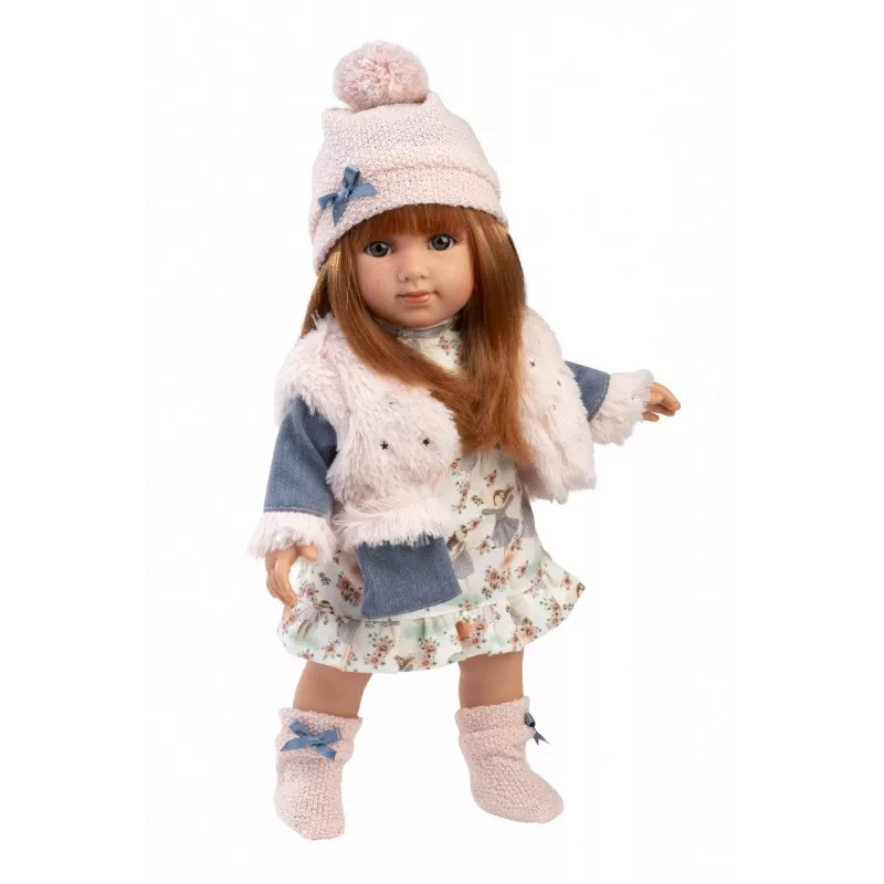 Pop Llorens Nicole 35 cm – realistische kenmerken, zachte lichaam, babypop