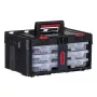 Gereedschapskist KETER Stack'N'Roll (17210831/253380) met 3 organizers zwart