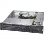 Supermicro SC825M BTQC-R802WB - rack - rackmontabel - 2U - uitgebreide, uitgebreide ATX - SATA/SAS - Hot-Swap 800 Watt - zwart (CSE-825MBTQC-R802WB)